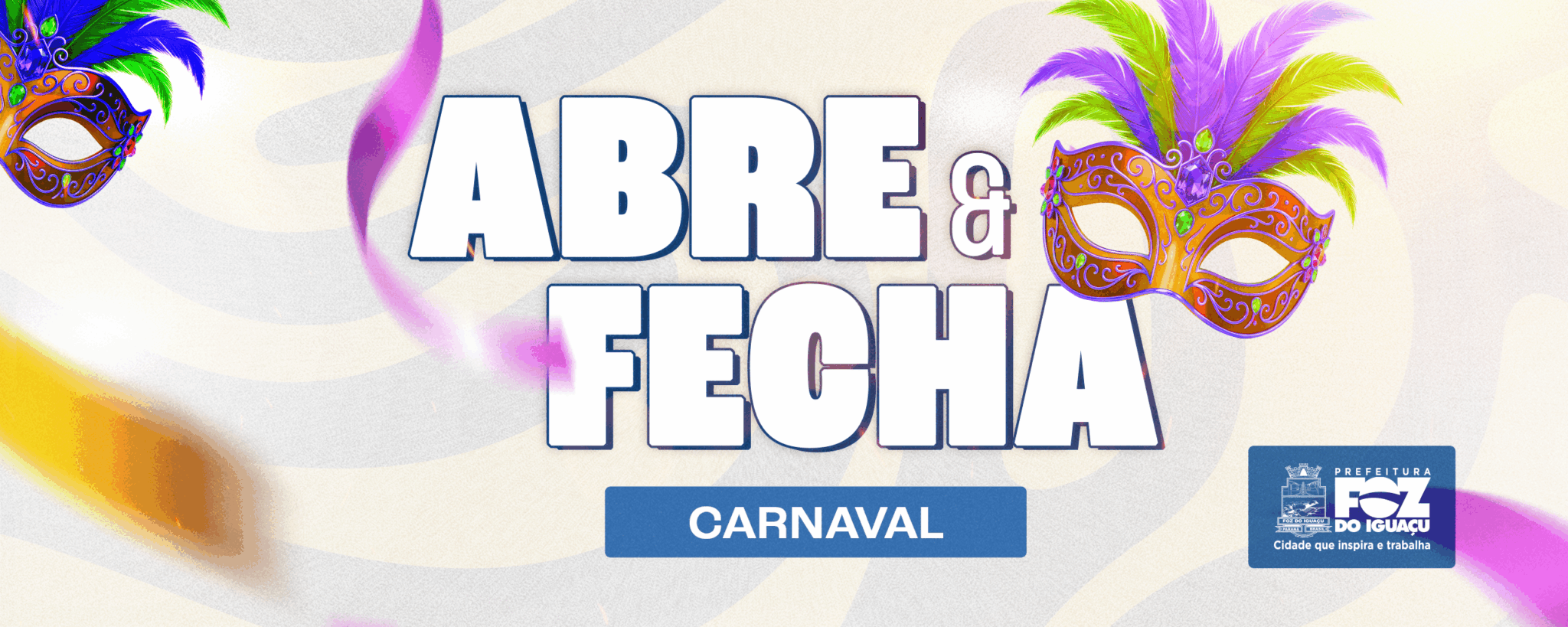 Prefeitura mantém serviços essenciais no Carnaval; veja o que abre e fecha em Foz