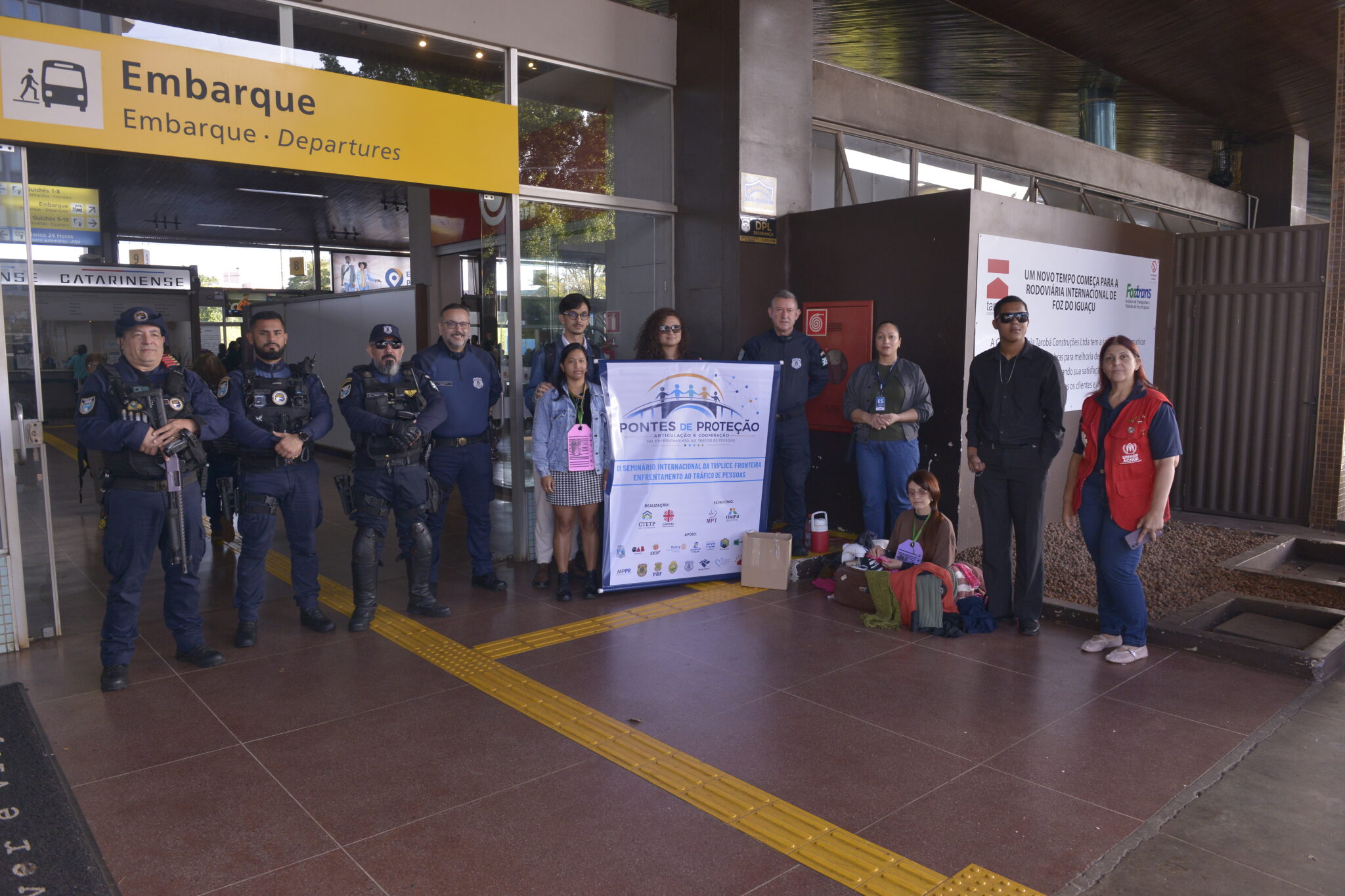 Intervenções urbanas reforçam combate ao tráfico de pessoas em Foz do Iguaçu