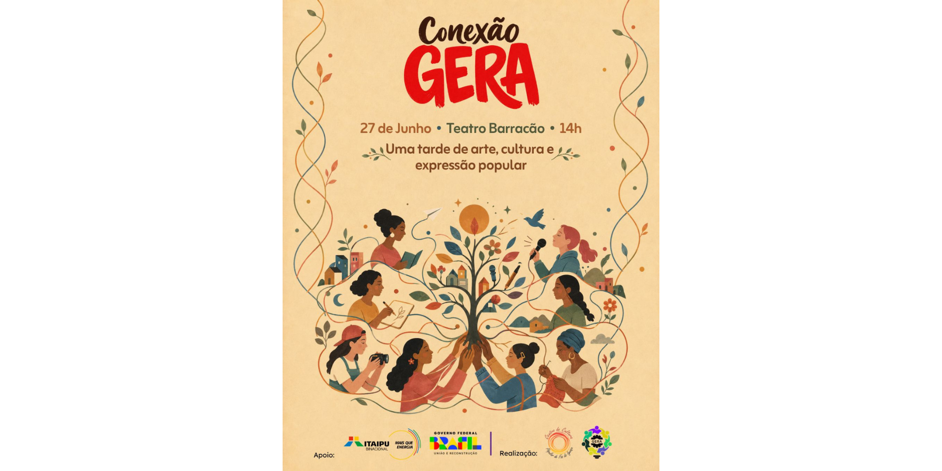 Conexão GERA realiza 3ª edição com mostras culturais e apresentações de artistas locais