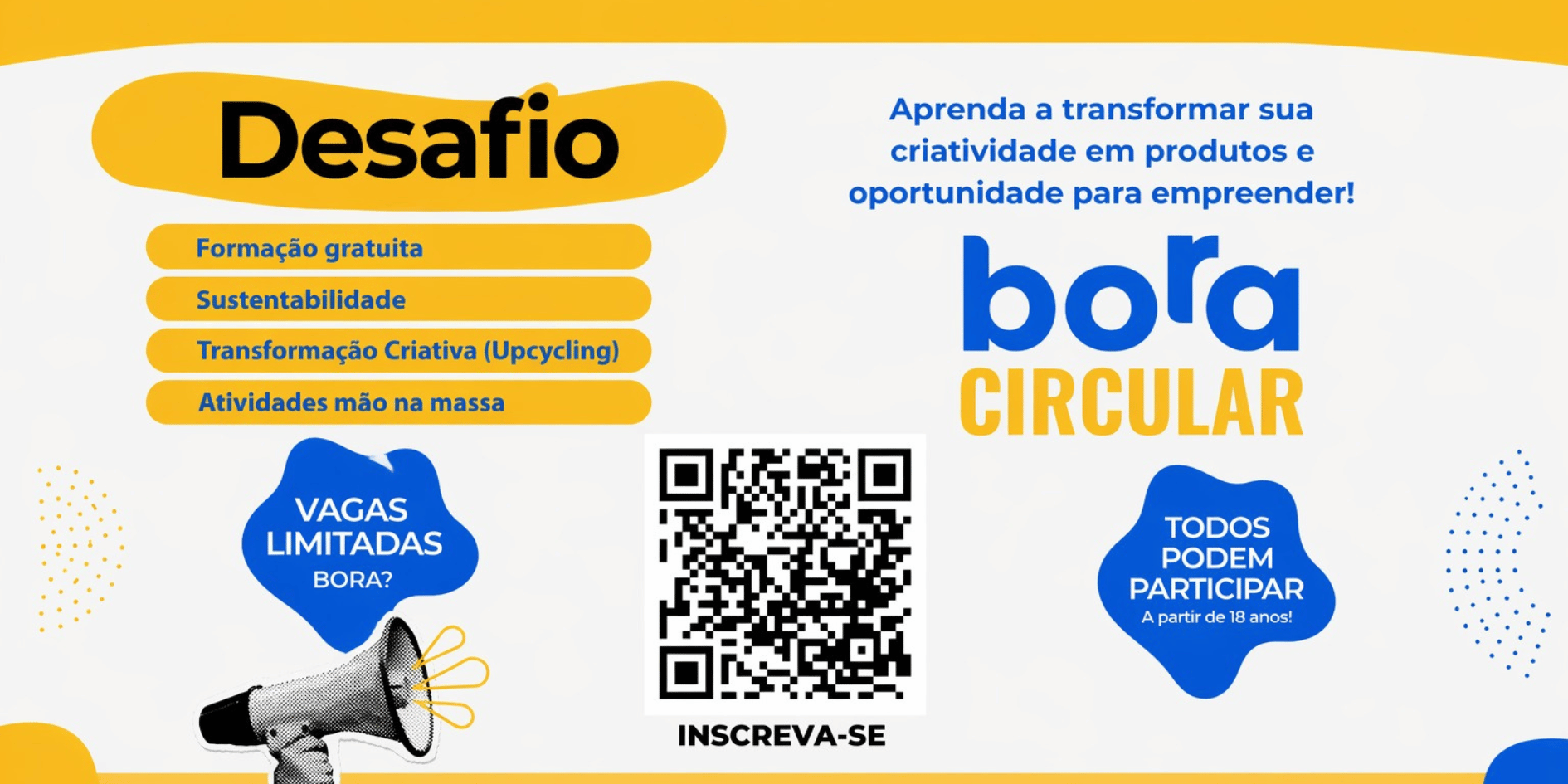 Projeto gratuito de economia circular abre 156 vagas em Foz do Iguaçu