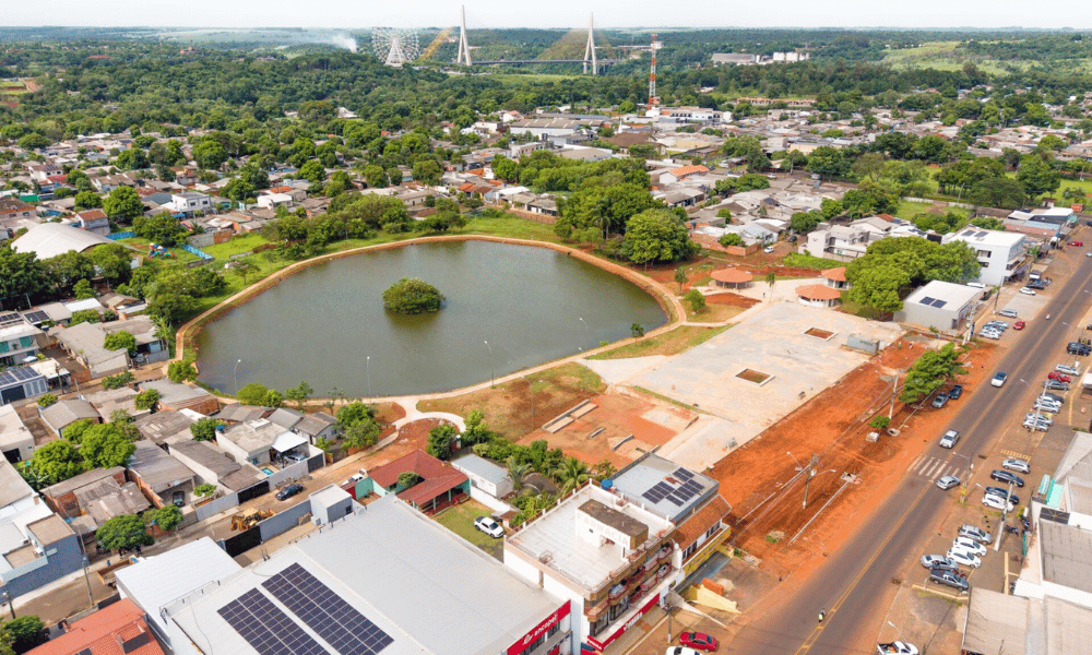 Parque Remador entra na fase final de revitalização estrutural em Foz do Iguaçu