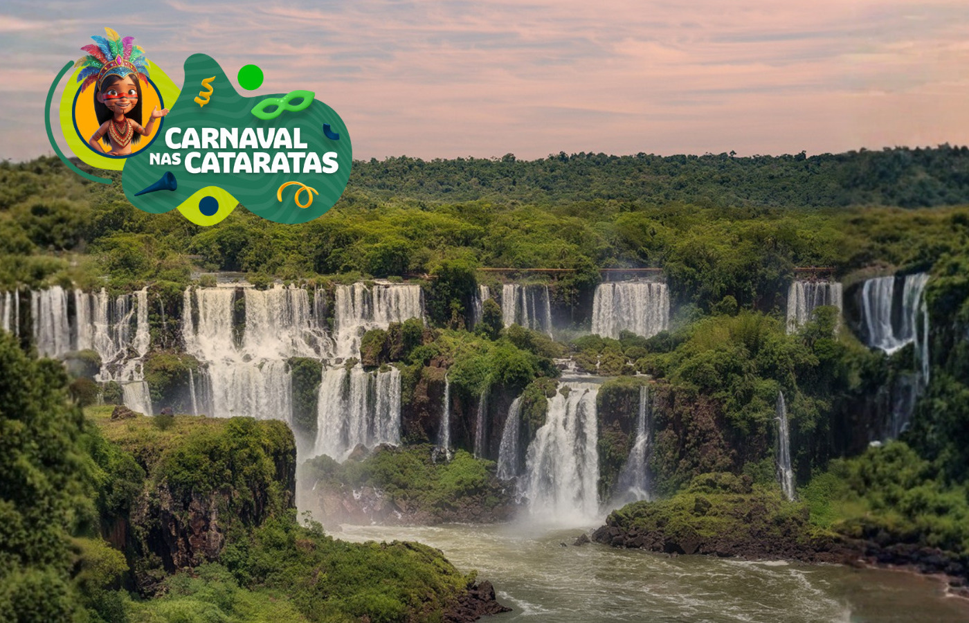 Carnaval nas Cataratas: Parque Nacional do Iguaçu amplia horário e terá música e atrações especiais