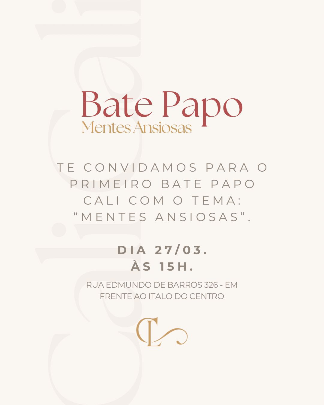 Bate Papo Mentes Ansiosas