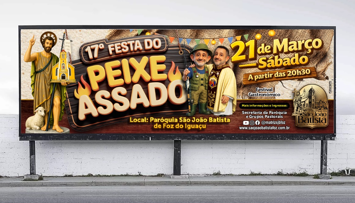 Festa do Peixe da Paróquia São João Batista será neste sábado, 21