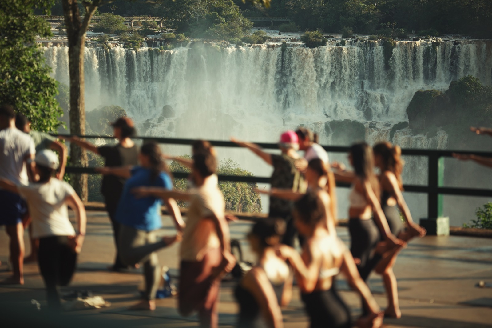 Parque Nacional do Iguaçu celebra aniversário de Foz com yoga e passeio de bicicleta gratuitos